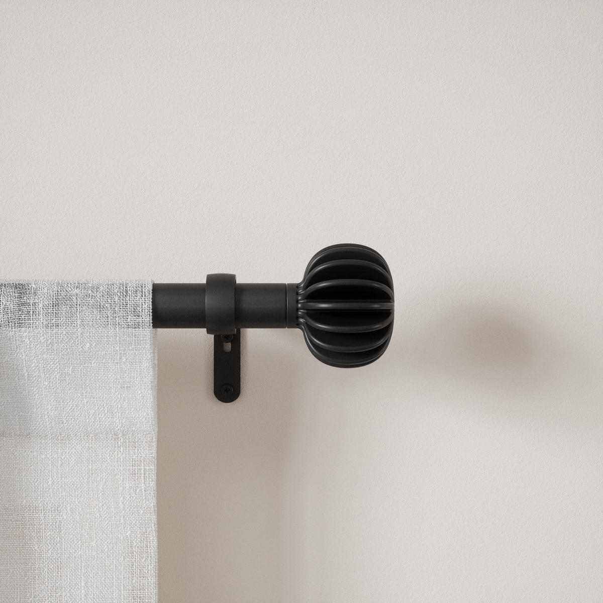 TYČ NA ZÁVĚSY  317 cm - černá, Konvenční, kov/plast (317cm) - Umbra
