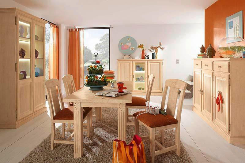 ESSTISCH Pinie massiv rechteckig Beige  - Beige, Design, Holz (160/90/77cm) - Livetastic