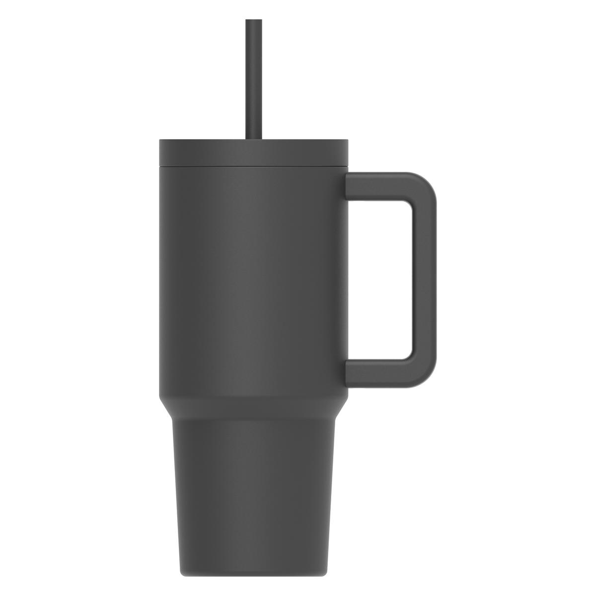 TERMOIZOLAČNÍ HRNEK  0.7 l - černá, Trend, kov/plast (13,2/20,8cm) - Homeware Profession.
