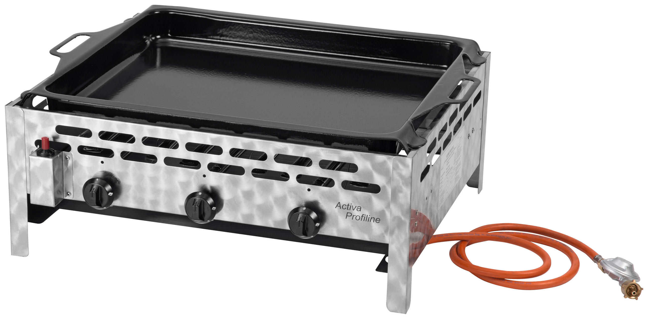 XXXLutz Gastrobräter Silber, Schwarz 52.5x29.0x64.5 cm