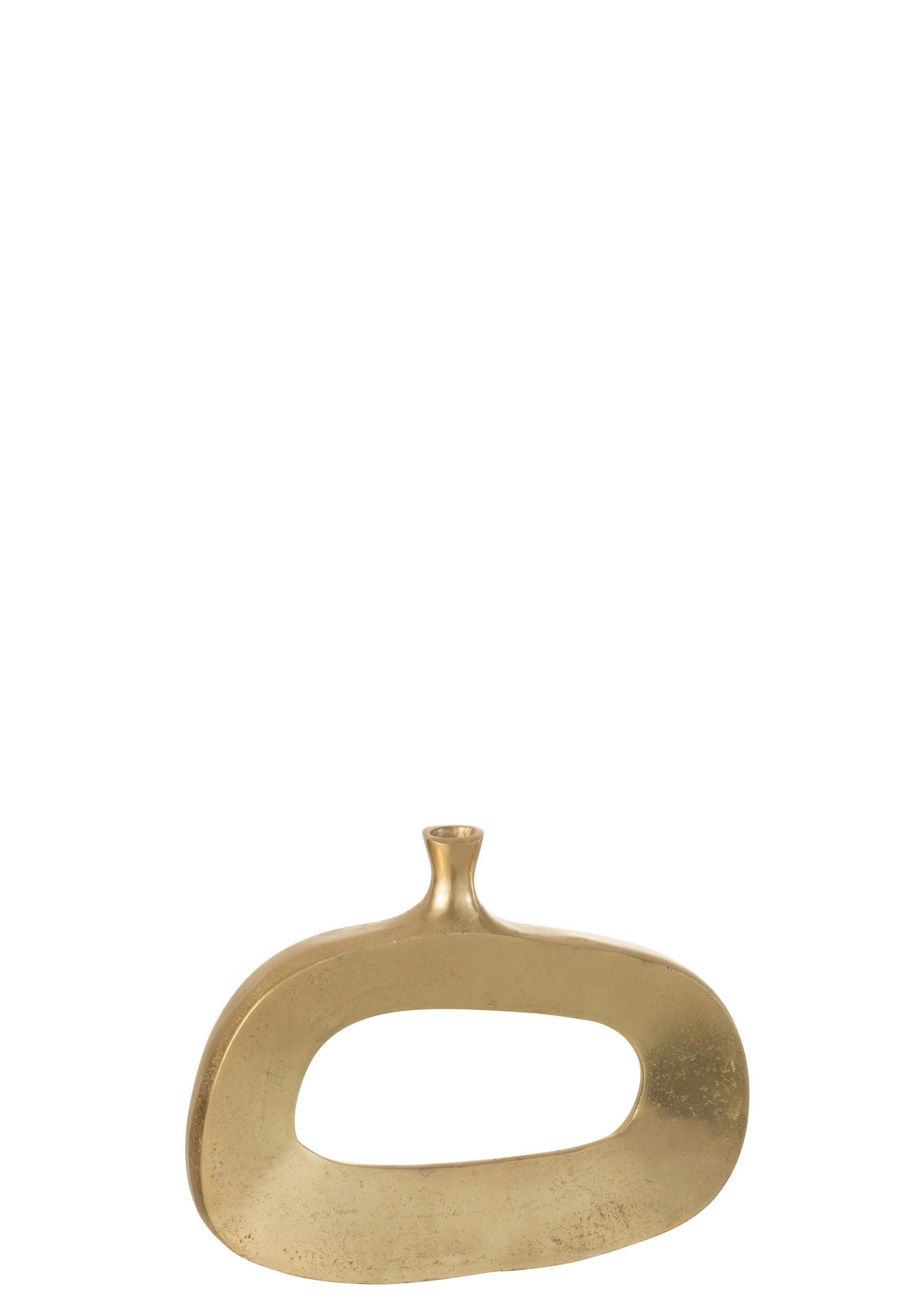 DEKOVASE  - Goldfarben, Basics, Metall (39/7/31cm) - Ambia Home