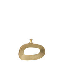 DEKOVASE  - Goldfarben, Basics, Metall (39/7/31cm) - Ambia Home