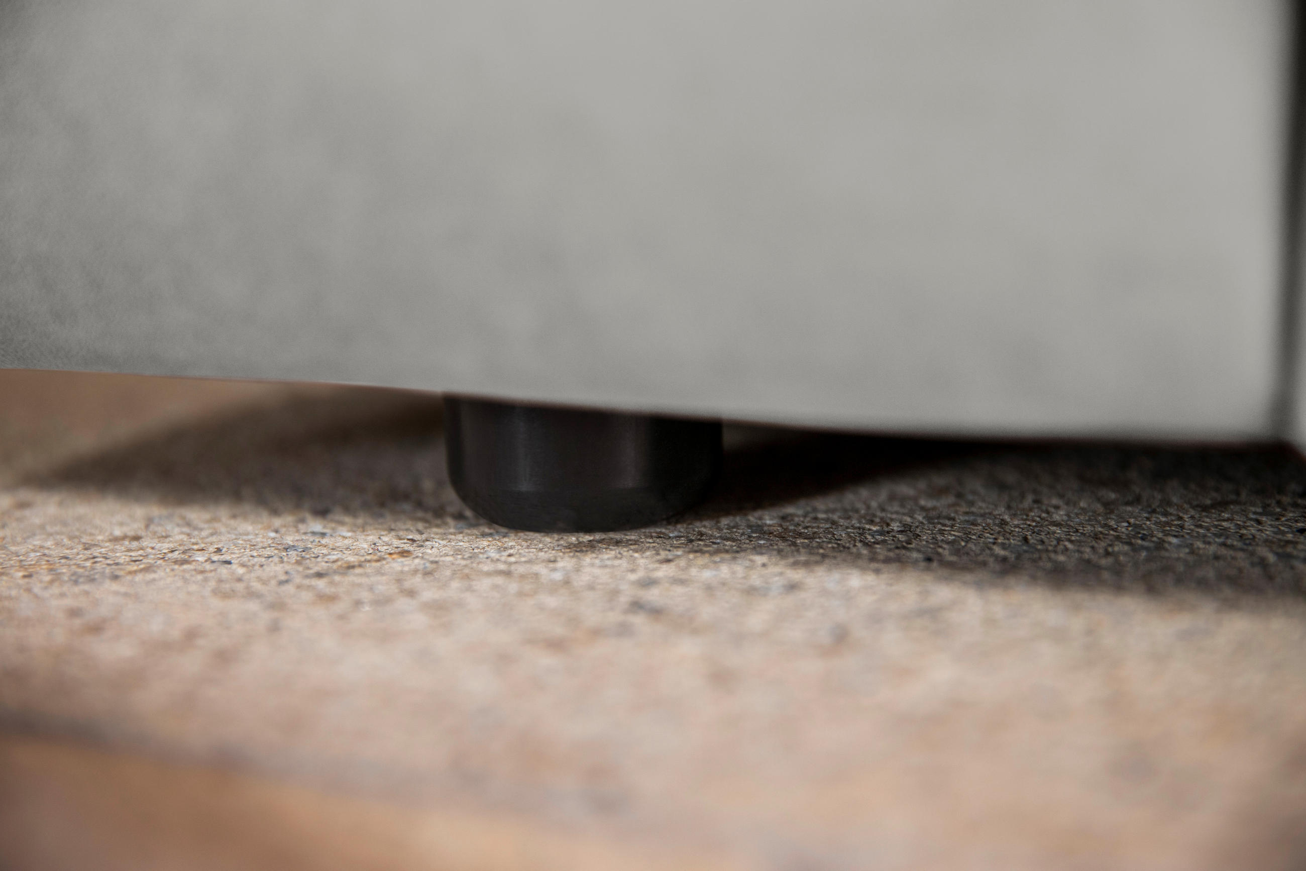 VIERSITZER-SOFA around the block Hellgrau Echtleder  - Hellgrau/Schwarz, MODERN, Leder/Kunststoff (300/66/104cm) - Chilliano