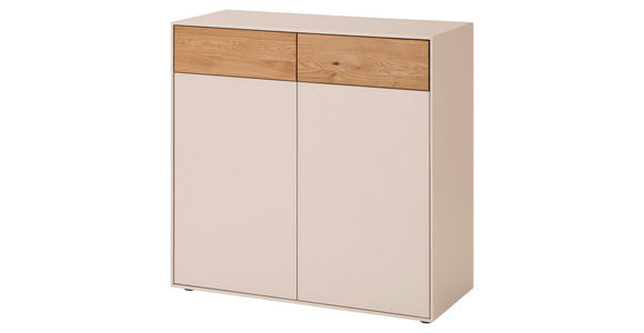 KOMMODE Sandfarben, Wildeiche  90/86/39 cm  - Sandfarben/Wildeiche, Design, Holz/Holzwerkstoff (90/86/39cm) - Dieter Knoll