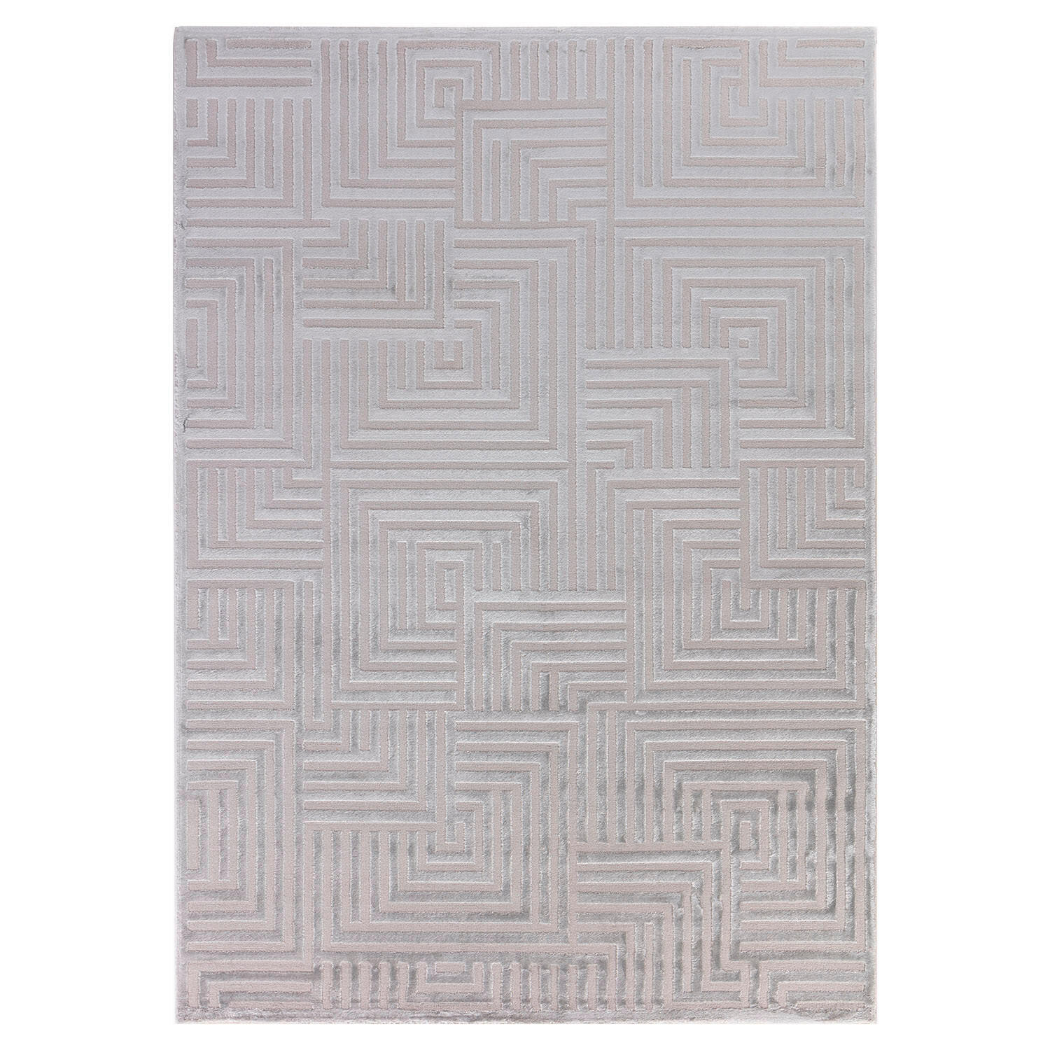 WEBTEPPICH 80/150 cm Sahara Silberfarben  - Silberfarben, Design, Textil (80/150cm) - Novel