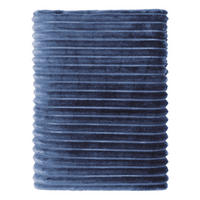 PLÉD 240/220 cm  - sötétkék, Basics, textil (240/220cm)