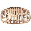 DECKENLEUCHTE Woodrow 50/23,8 cm   - Hellbraun, Natur, Holz/Metall (50/23,8cm) - Brilliant