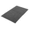 PROSTIRKA ZA KUPATILO YARA  siva 60/100 cm  - siva, Osnovno, tekstil/plastika (60/100cm) - Kleine Wolke