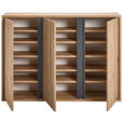 HÄNGESCHUHSCHRANK 134,9/96/33,8 cm  - Anthrazit/Eiche Artisan, KONVENTIONELL, Holzwerkstoff (134,9/96/33,8cm) - Xora