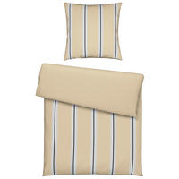 BETTWÄSCHE Stripes Renforcé 135/200 cm  - Beige, KONVENTIONELL, Textil (135/200cm) - Novel