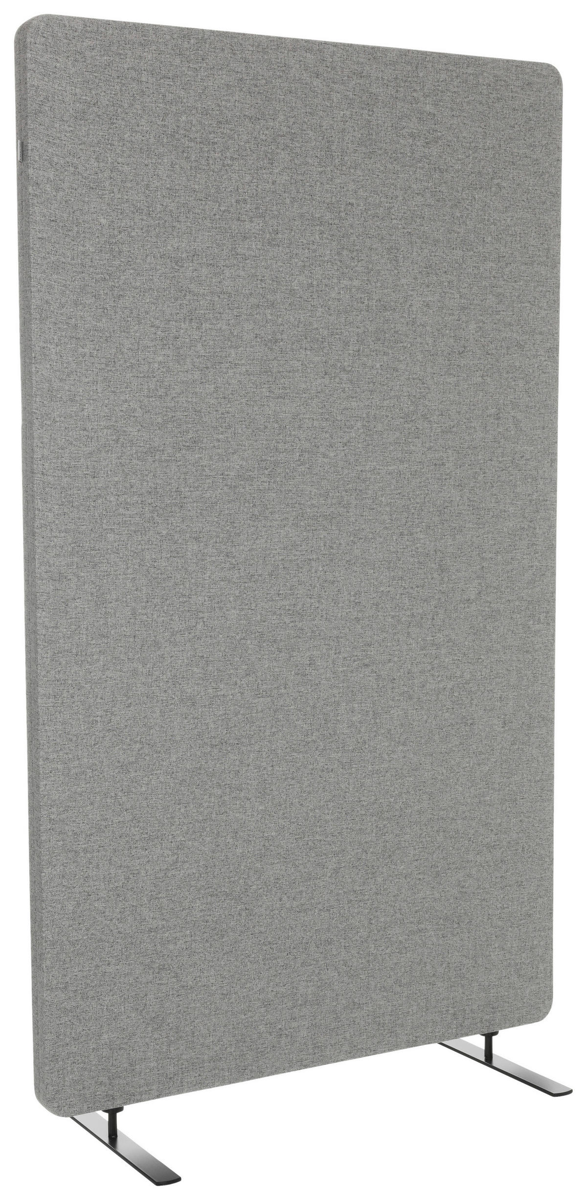 TRENNWAND Textil, Metall, Kunststoff Hellgrau  - Hellgrau, Basics, Kunststoff/Textil (80/142/35cm) - MID.YOU