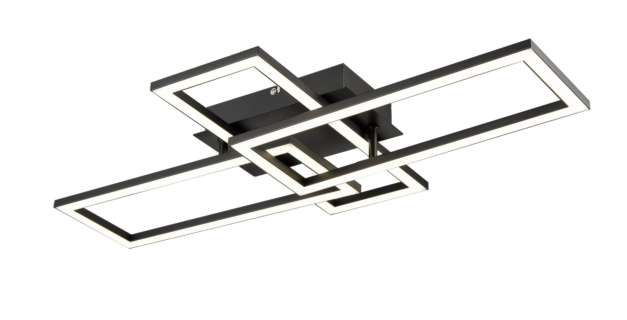 LED PLAFONJERA  - crna, Osnovno, plastika (65/34,8/7,3cm) - Novel