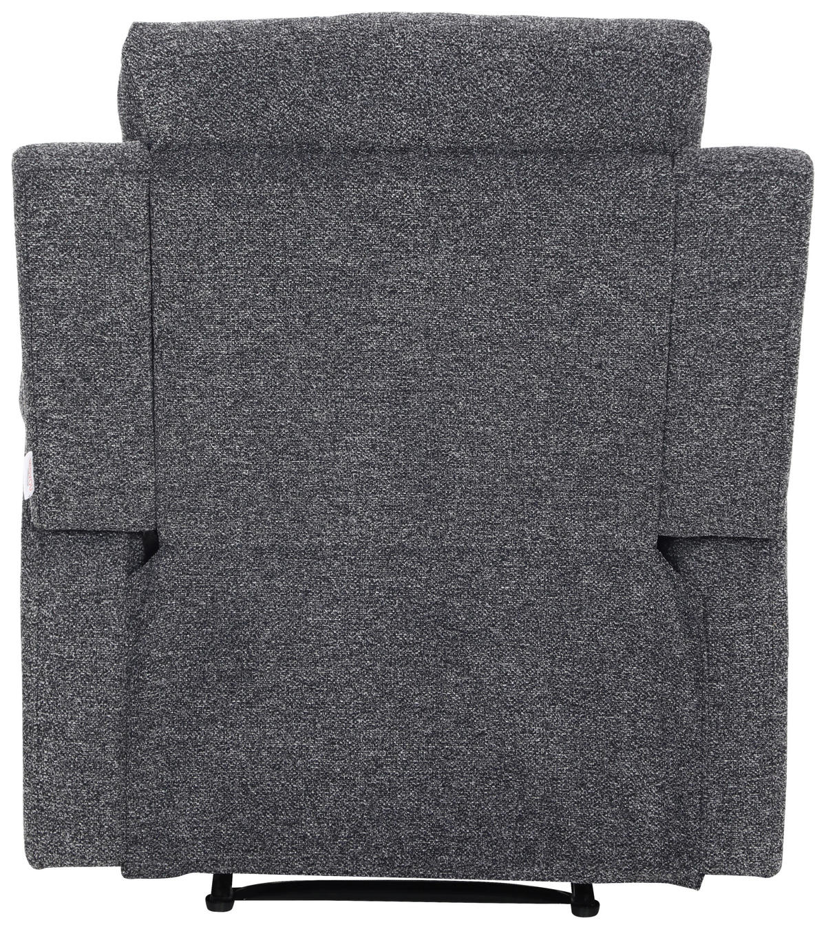FERNSEHSESSEL Webstoff Grau  - Schwarz/Grau, MODERN, Kunststoff/Textil (81/99/95cm) - MID.YOU
