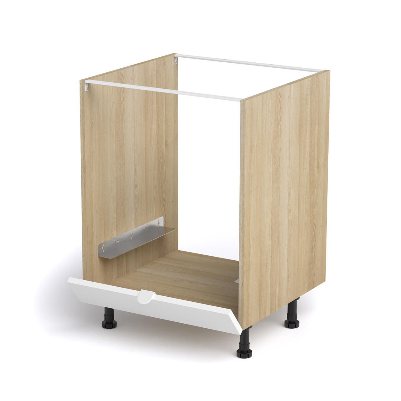 OMARA ZA VGRADNJO ŠTEDILNIKA - bela, Basics (60/87/56cm) - Stylife