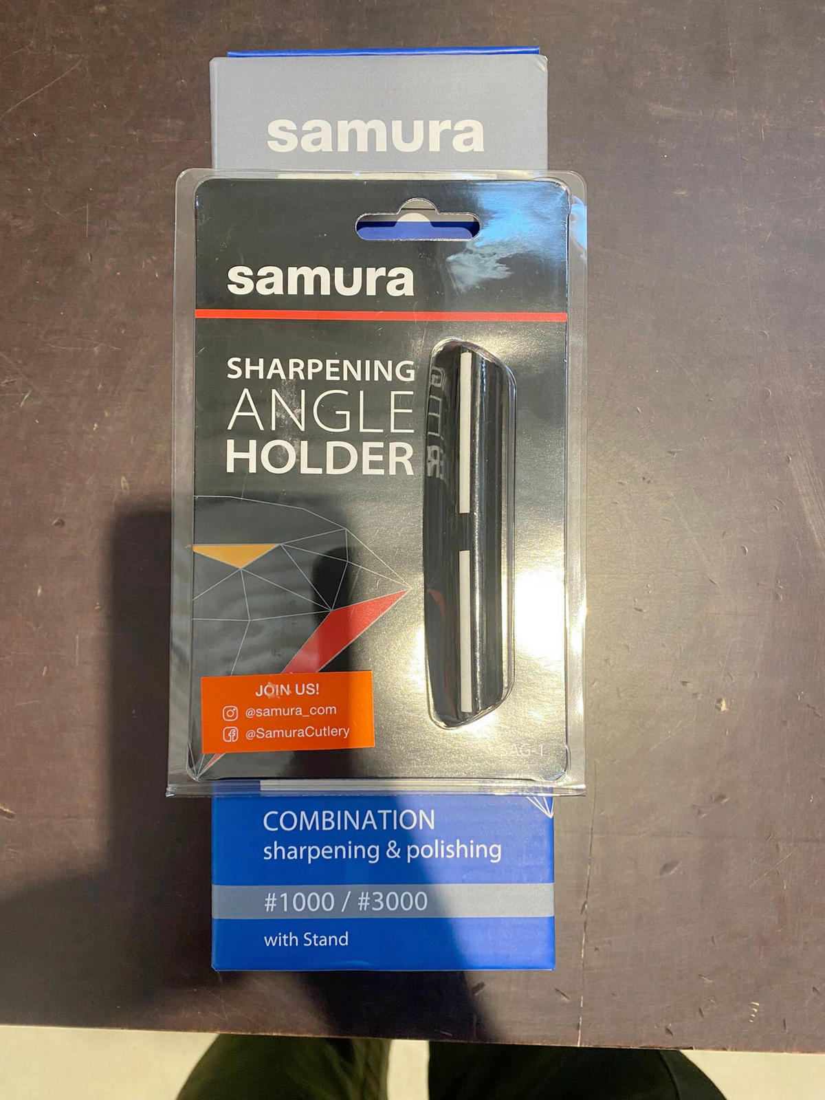 BRUSILEC NOŽEV - Basics, kamen/umetna masa (24/8/6cm) - Samura