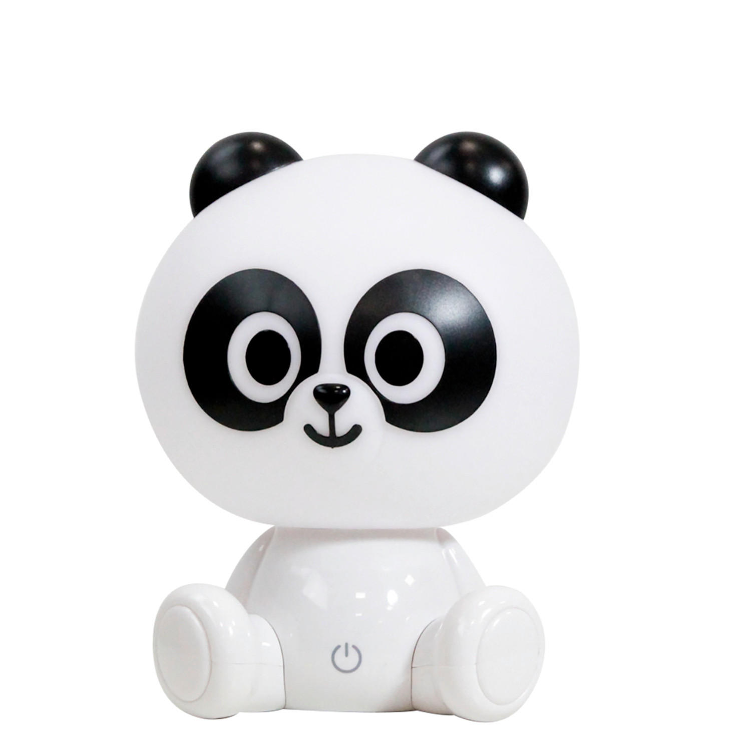 XXXLutz Kindertischleuchte Panda Weiß 17x20x17 cm
