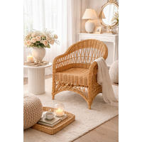 SESSEL Honig    - Honig, Natur, Holz (65/85/65cm) - MID.YOU