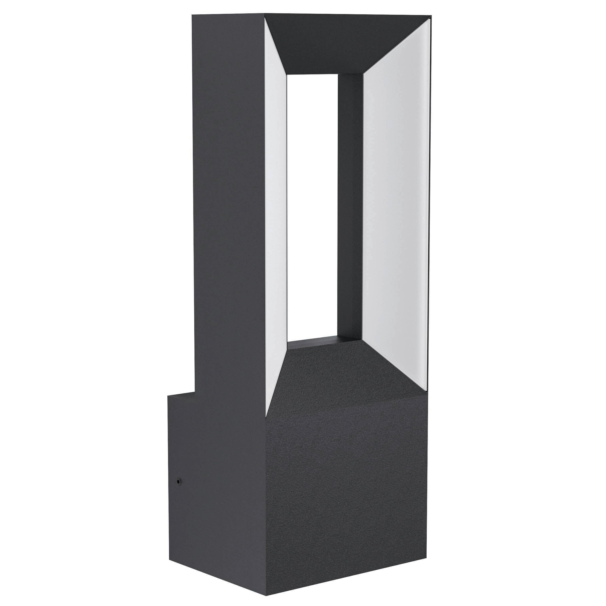 APLICĂ DE EXTERIOR - alb/negru, Design, plastic/metal (11/8,5/29cm)