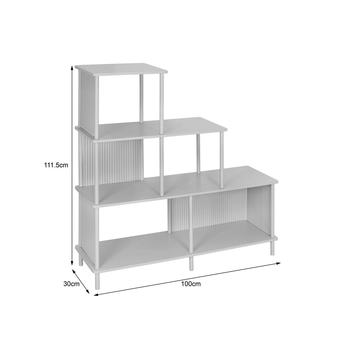 REGAL  100/103/30 cm Kaschmir  - Kaschmir, Trend, Holzwerkstoff/Metall (100/103/30cm) - Milino