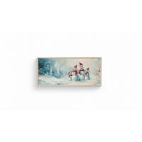 LEINWANDBILD Multicolor 120/50 cm  - Beige/Multicolor, Basics, Holz (120/50cm) - X-Mas