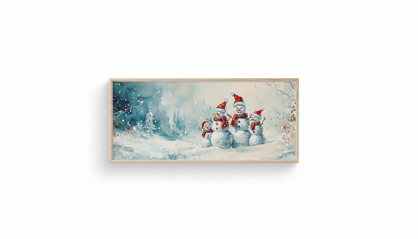 X-Mas Leinwandbild Artnwyyty15-50120 Mehrfarbig 120x50 cm