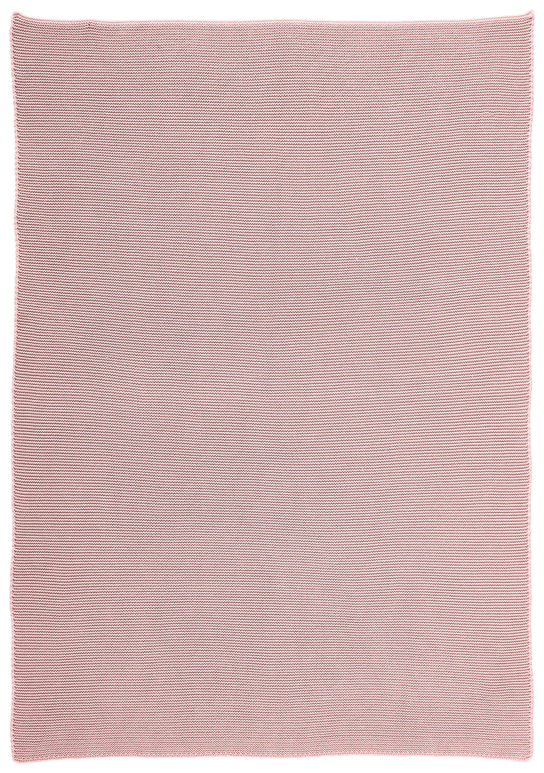 SCHMUSEDECKE  80/100 cm  - Creme/Rosa, Basics, Textil (80/100cm) - Patinio
