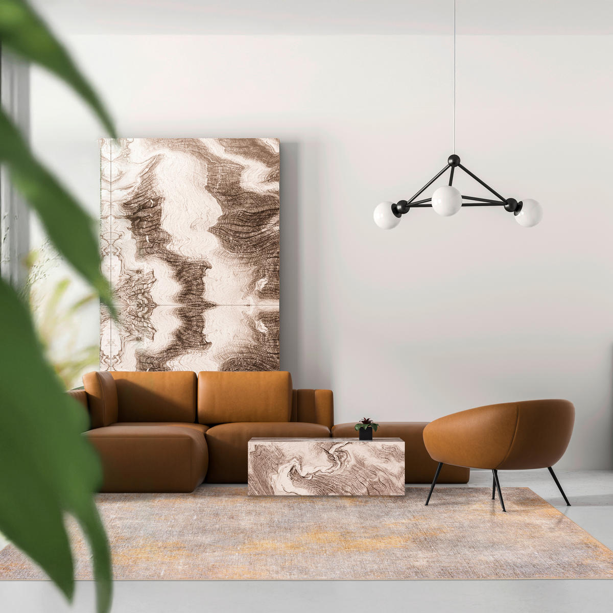VINTAGE-TEPPICH 200/290 cm ONDEA ONIS Taupe, Goldfarben, Greige  - Taupe/Greige, Design, Kunststoff/Textil (200/290cm) - Lindorug
