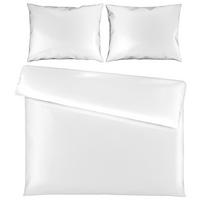POSTELJNINA SAORI 200/200 cm saten bela  - bela, Basics, tekstil (200/200cm) - Novel