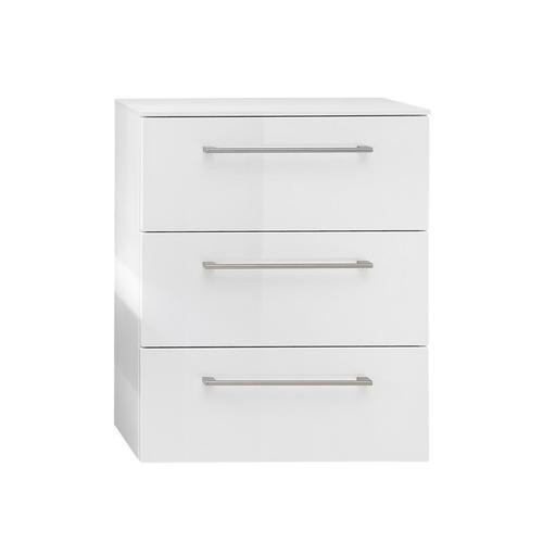 HIGHBOARD foliert  - Weiß, KONVENTIONELL, Holzwerkstoff (60/72/33cm) - Sadena
