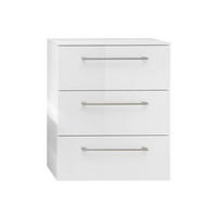 HIGHBOARD foliert  - Weiß, KONVENTIONELL, Holzwerkstoff (60/72/33cm) - Sadena