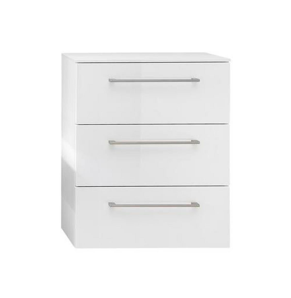 HIGHBOARD foliert  - Weiß, KONVENTIONELL, Holzwerkstoff (60/72/33cm) - Sadena