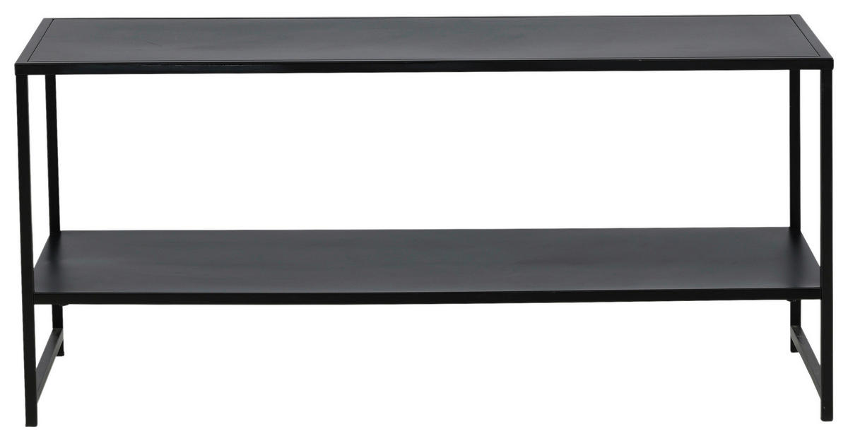 COUCHTISCH 102/43/45 cm rechteckig Schwarz  - Schwarz, Design, Metall (102/43/45cm) - Livetastic