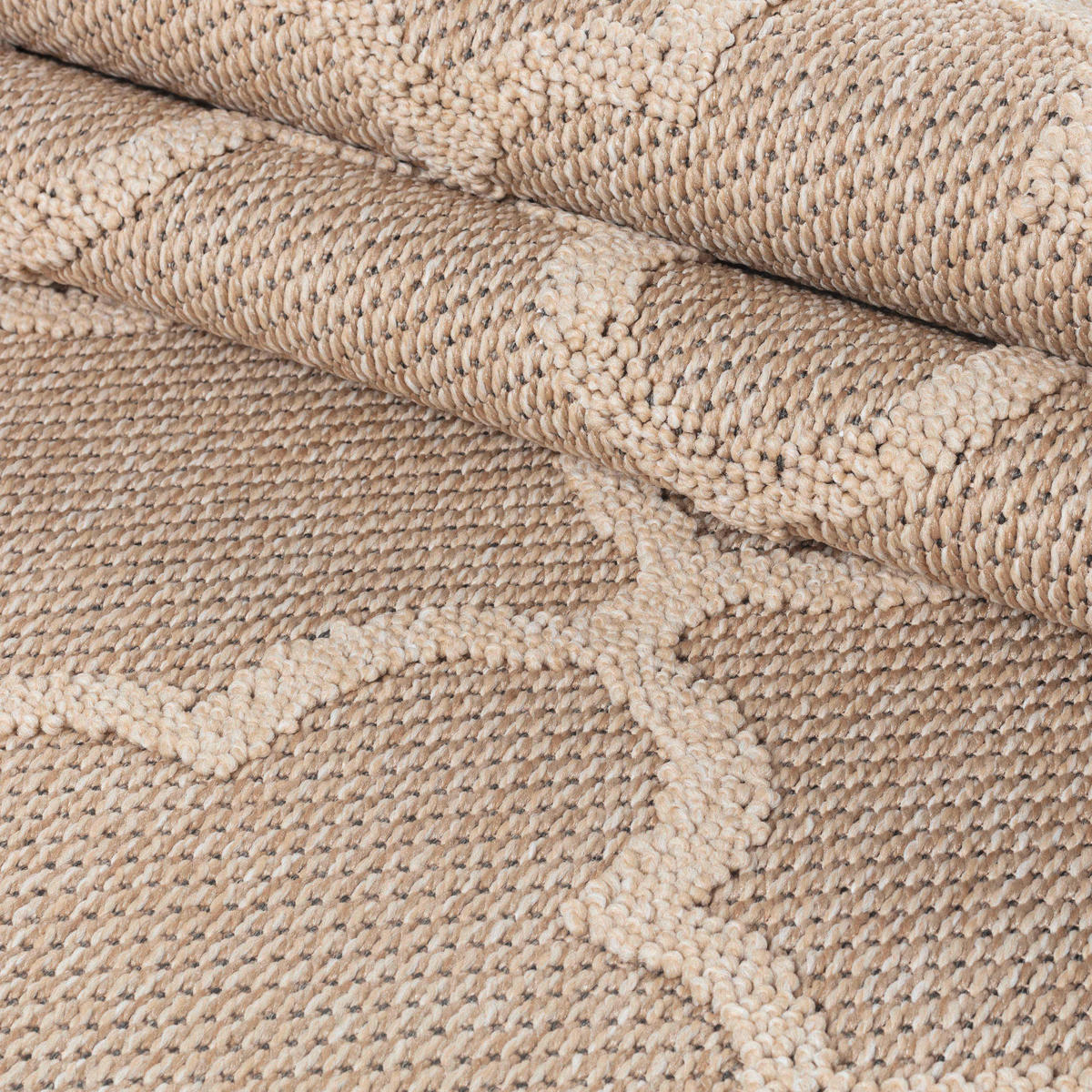 OUTDOORTEPPICH 120/170 cm Patara Beige  - Beige, Design, Textil (120/170cm) - Novel