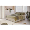 BOXBETT 180/200 cm  in Creme  - Creme/Schwarz, KONVENTIONELL, Holzwerkstoff/Textil (180/200cm) - MID.YOU