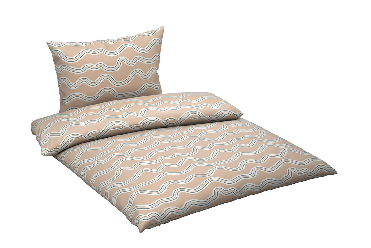 BETTWÄSCHE Satin 200/200 cm  - Naturfarben, Textil (200/200cm) - Novel