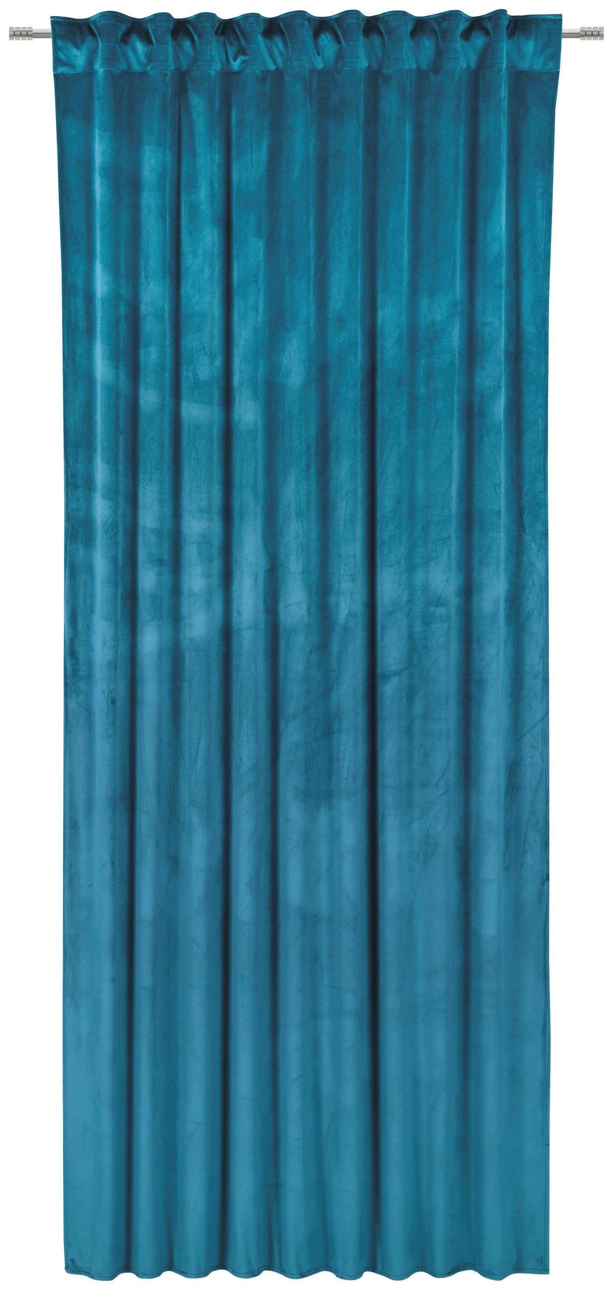 HOTOVÝ ZÁVES, nepriehľadné, 135/245 cm - petrolejová, Basics, textil (135/245cm) - Esposa