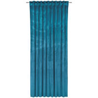 HOTOVÝ ZÁVĚS, neprůsvitné, 135/245 cm - petrolej, Basics, textil (135/245cm) - Esposa