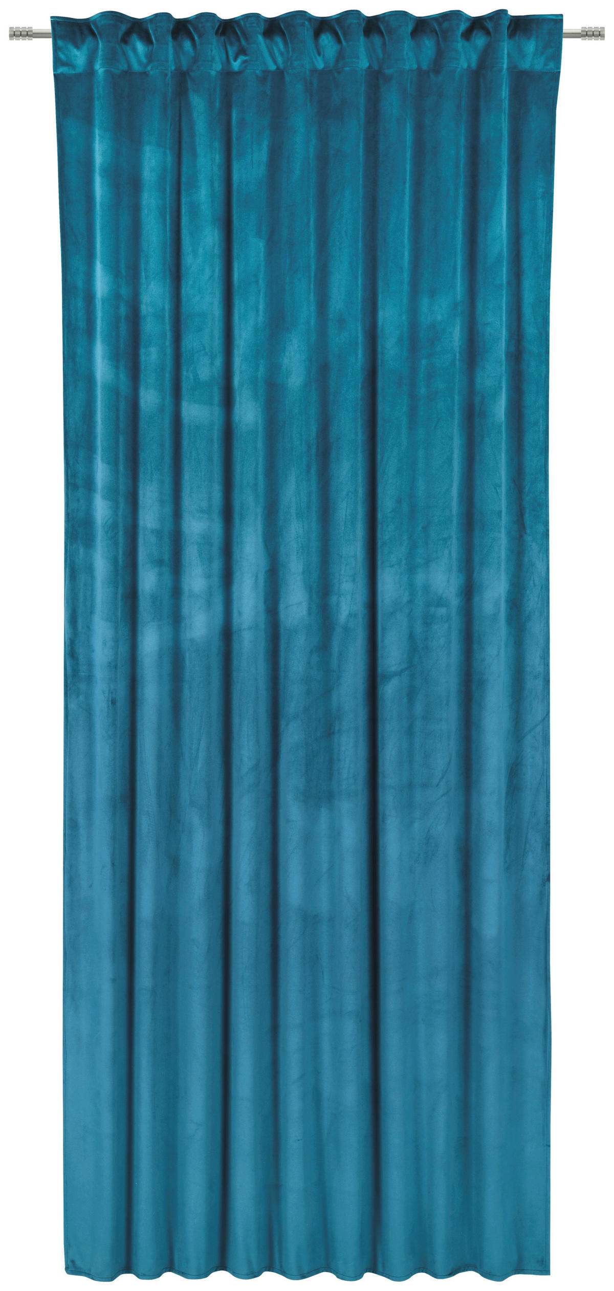 HOTOVÝ ZÁVĚS, neprůsvitné, 135/245 cm - petrolej, Basics, textil (135/245cm) - Esposa