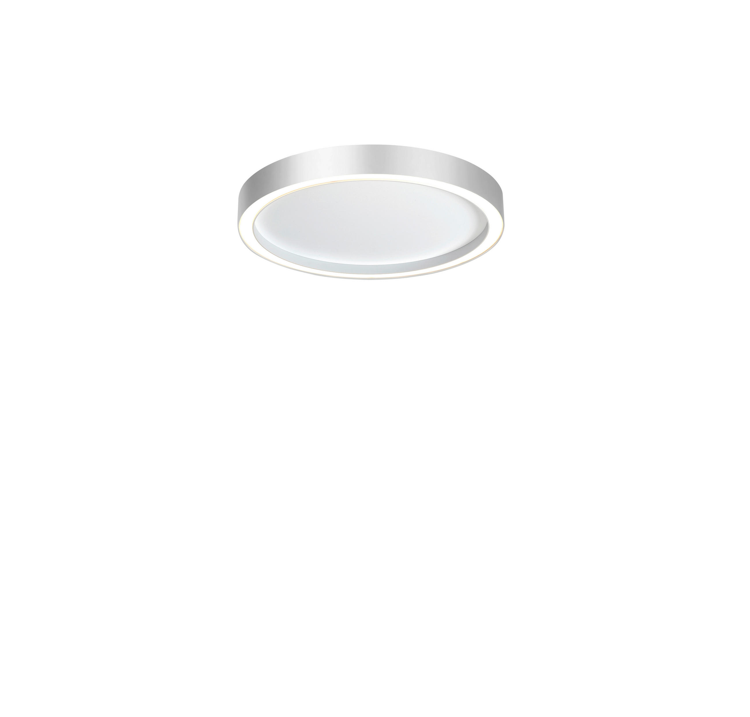 LED-DECKENLEUCHTE 30/4 cm    - Alufarben/Weiß, Design, Metall (30/4cm) - BOPP