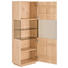 VITRINE in massiv Asteiche Eichefarben - Eichefarben, Natur, Glas/Holz (60/166,6/36cm) - Anrei VITRINE in massiv Asteiche Eichefarben - Eichefarben, Natur, Glas/Holz (60/166,6/36cm) - Anrei