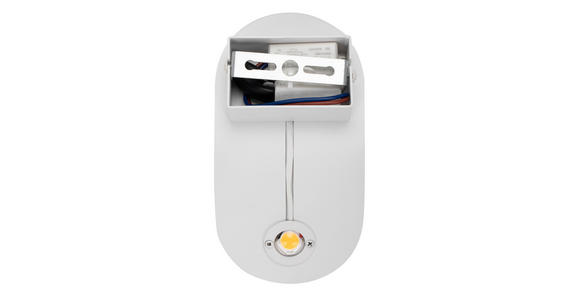 LED-WANDLEUCHTE 17,7/10/9,8 cm - Weiß, Trend, Metall (17,7/10/9,8cm) - Novel