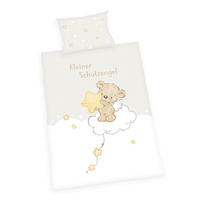 BABYBETTWÄSCHE Kleiner Schutzengel 100/135 cm  - Beigebraun, Basics, Textil (100/135cm) - baby best