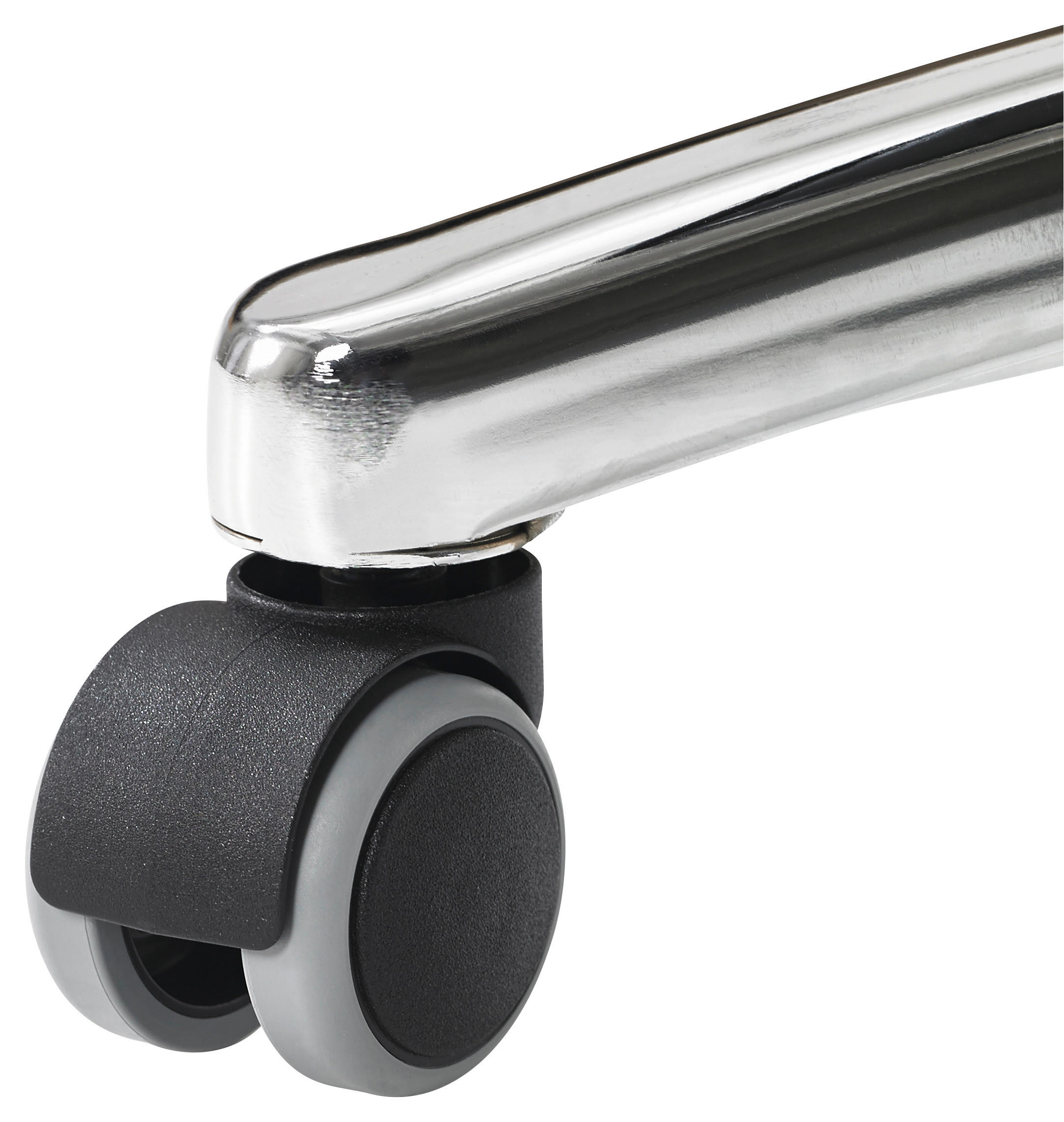 DREHSTUHLROLLE - Schwarz/Grau, Basics, Kunststoff (4,5/8/5cm) - Topstar