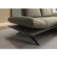 ECKSOFA  in Flachgewebe Hellbraun  234/155 cm  - Hellbraun/Schwarz, Design, Textil/Metall (234/155cm) - Dieter Knoll