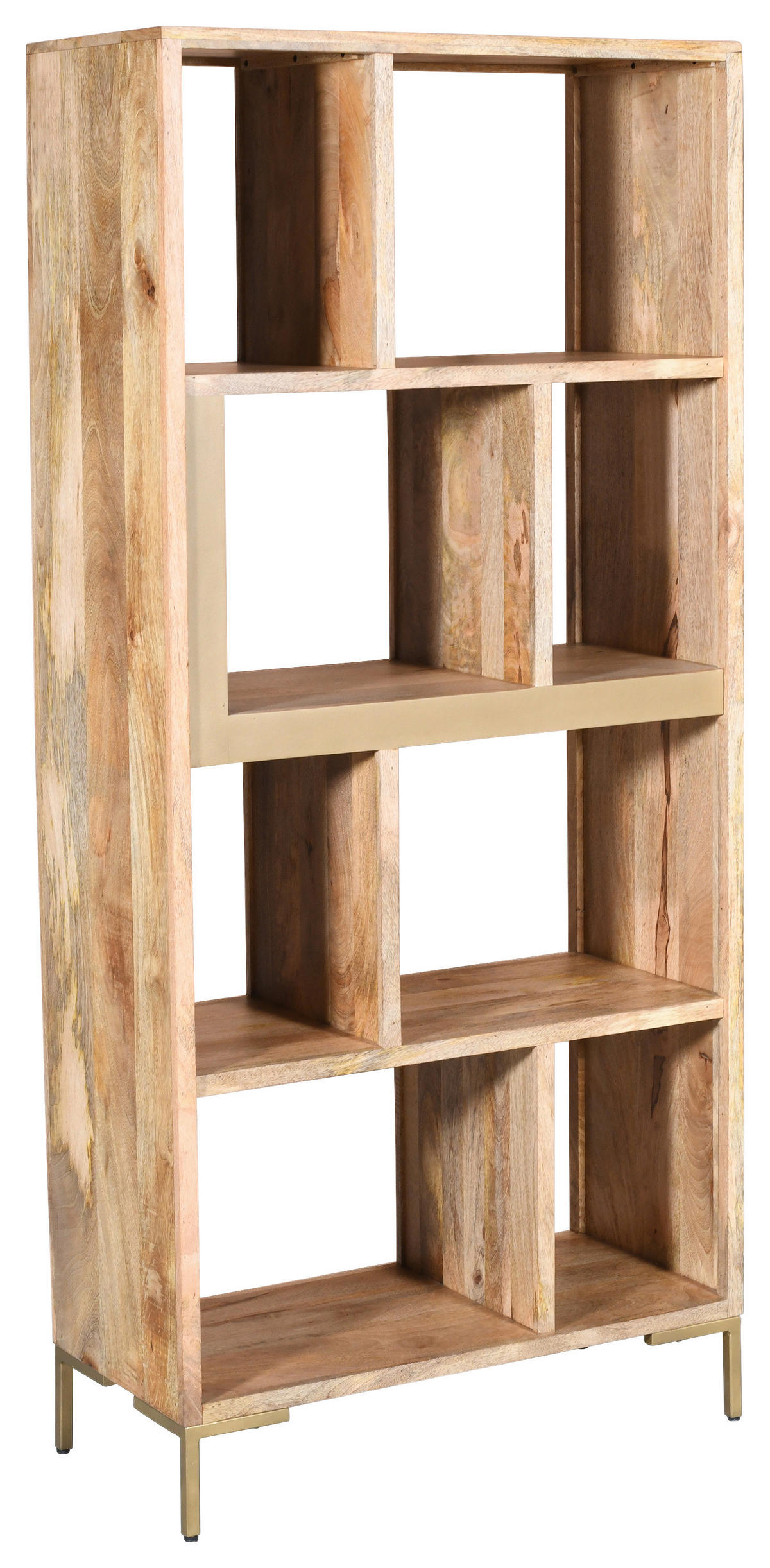 REGAL  88/194/40 cm  - Natur, Holz/Metall (88/194/40cm) - MID.YOU