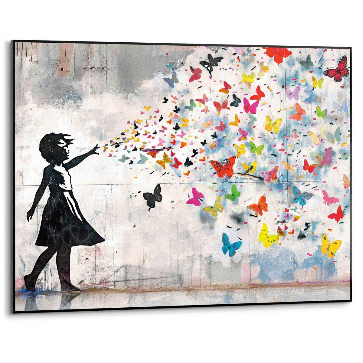 BILD 70/50 cm  - Schwarz, Trend, Holzwerkstoff (70/50cm) - Reinders!