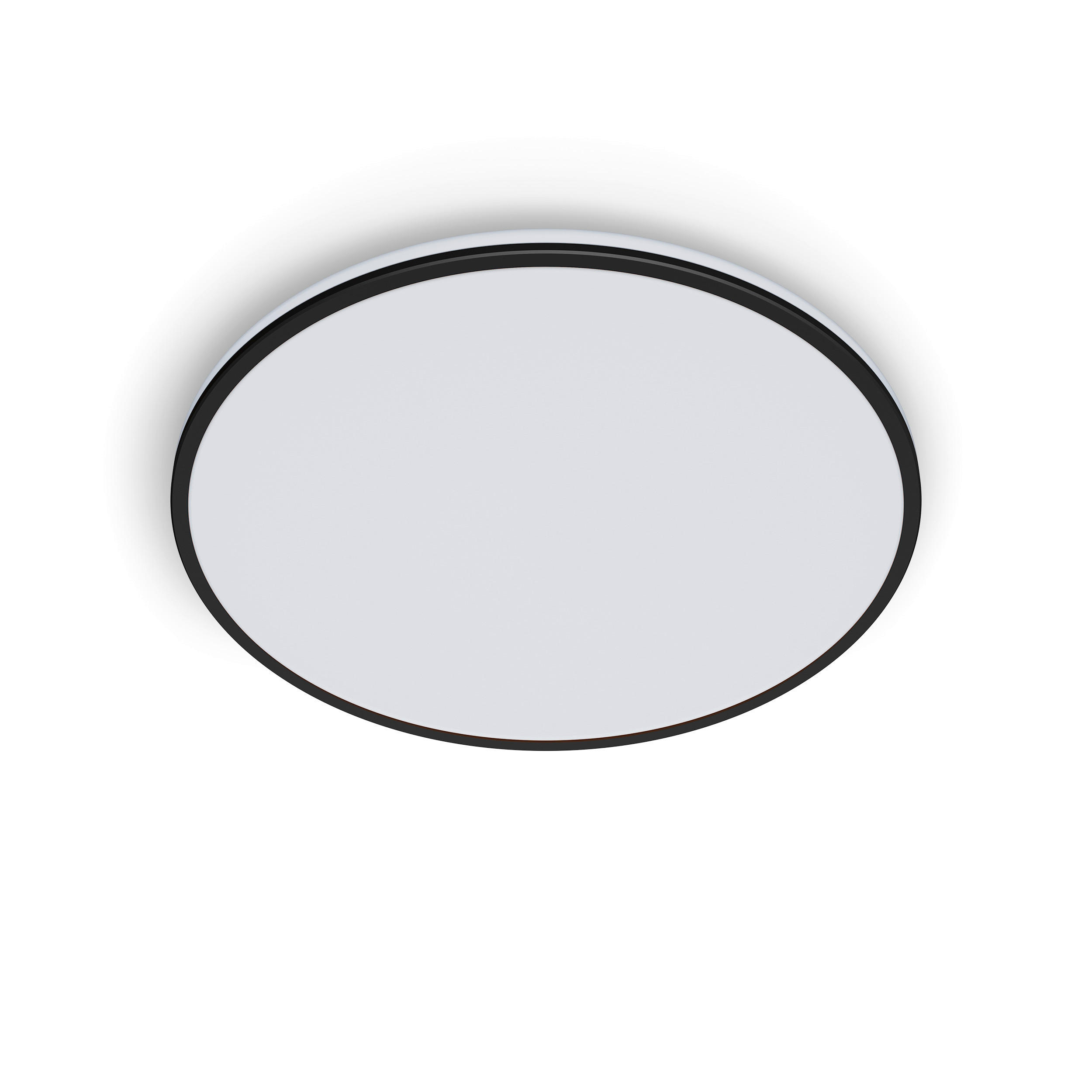 LED-DECKENLEUCHTE Ozziet 4,5/40/4,5 cm   - Schwarz, Basics, Metall (4,5/40/4,5cm)