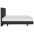 BOXSPRINGBETT 180 cm x 200 cm in Textil Anthrazit - Anthrazit, Design, Textil (180/200cm) - Hülsta - Now