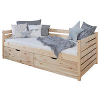 STAURAUMBETT 90/200 cm  in Naturfarben   - Naturfarben, Modern, Holz (90/200cm) - MID.YOU