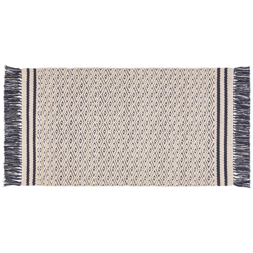 Teppich Vorleger Blau Iman 70x120 Cm